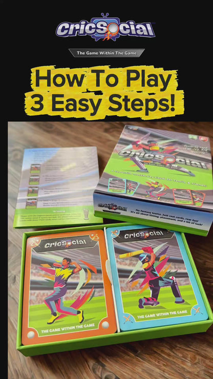 CricSocial™ – The Ultimate Cricket-Based Card Game